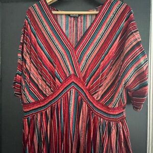 BloomChic Multicolor Striped Sleeve Dress
WITH POCKETS! 😃